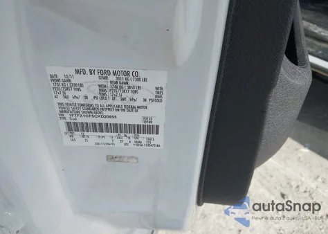 2012 Ford F-150 Xl from USA, damaged, VIN 1FTFX1CF5CKD20855